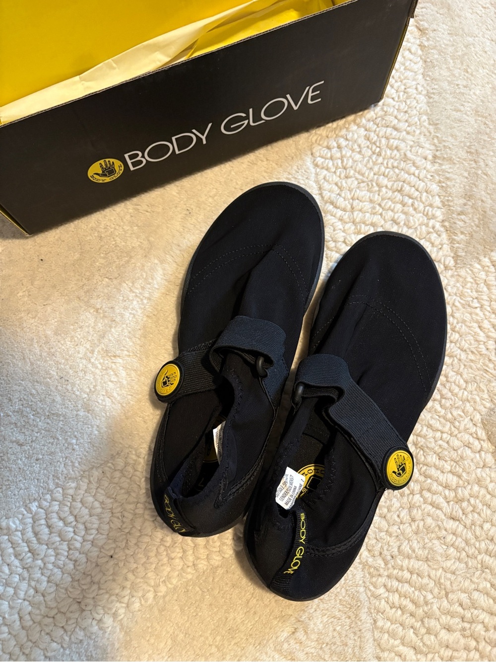 Like-new Body Glove Black Water Shoes